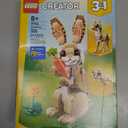 LEGO Creator 3 in 1 Cute Bunny Toy - Building Toy Set with 3 Build Options, Bunny, Seal, or Llama - Birthday Gift & Craft - Animal Figures for Kids, Girls and Boys, Ages 8+ - 31162