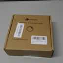 Single Under Cabinet LED Puck Light, Curio Display Case Shelf Counter Accent Lighting, 120V Electric Wired Wall Plug in, On Off Switch, Black Cords, 2 Packs, Daylight