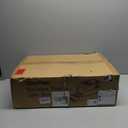 Stainless Steel Litter Box with Lid, XXL Top Entry Extra Large Litter Box Enclosure for Kitty & Big Cats, Non-Stick Metal Cat Pan with Dual Storage Footboard, Trapping Mat & Scoop Included