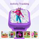 Smart Watch for Kids, Kids Watch with 26 Games Camera Video Recorder Music Alarm Calculator Calendar Flashlight Stopwatch Pedometer, Fun Birthday Gifts Girls Watch Toys for 4-16 Year Olds Purple