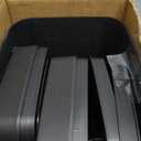 2 Pack 2.7 Gal Bathroom Trash Can with Lid, Automatic Trash Can Small Smart Garbage Can Touchless, Slim Motion Sensor Waterproof Plastic Trash Bins for Bedroom Office Kitchen Toilet Black