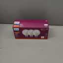 Philips LED Frosted Non-Dimmable Globe G25 Light Bulb - Pack of 3 - EyeComfort Flicker Free - 3.8W = 40W - 350 Lumen - Soft White (2700K) - E26 Medium Base - Indoor - Title 20