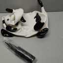 HotMax Bouncy Cow Hopping Horse Toys, Inflatable Bouncing Animal Hopper for Toddlers or Kids, Ride on Jumping Farm Toys for Boy or Girl Birthday Gift 2 3 4 Year Old (White Cow)