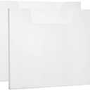 PATIKIL Brochure Holder, 2Pcs A3 12 x 17 Inch PP Landscape Wall Mount Pamphlet Flyer Holder for Office Supermarket