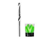 O Flute Upcut Spiral Router Bit 1/8 Inch Shank 1/8 Inch Cutting Dia. Carbide Single Flute CNC Router Bit, Ideal for Aluminum, Plastic, Acrylic, Wood, MDF and PVC