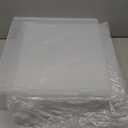 iBune 5 Pack 12x12 Paper Organizer, Scrapbook Paper Storage, Plastic Craft Organizers Storage, Art Supply Photo Sticker Storage Case, Inner Size 12.2 x 12.2 x 0.85 in