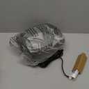 Amazon Basics Ceramic Space Heater, Portable Indoor Heating Solution, With Overheat and Tip-Over Protection, Thermostat, Non-Oscillating, 1500W, 7.52"D x 6.34"W x 9.45"H, Black