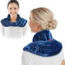 Comfytemp Neck Shoulder Heating Pad Microwavable for Pain Relief, FSA Eligible HSA, Weighted Heated Neck Wrap Warmer, Microwave Moist Heating Pads, Warm Compress, Comfort Items for Women Seniors