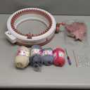 SENTRO Knitting Machine 48 Needles, Smart Knitting Crochet Machine, Double Crocheting Machine Kit,Circle Knit Loom Machine with Row Counter and Hand Crank