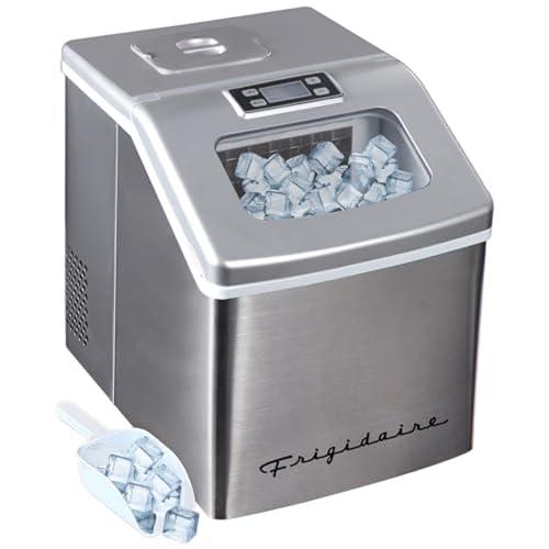 Amazon.com: FRIGIDAIRE EFIC452-SS 40 Lbs Extra Large Clear Maker, Stainless Steel, Makes Square Ice : Appliances