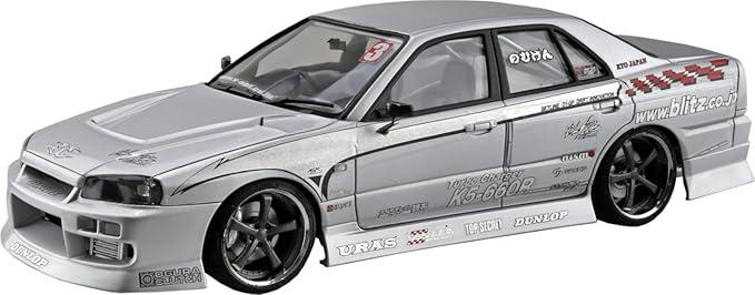 Nissan URAS 2002 D1 Replica ER34 Skyline ‘01 1:24 Scale Model Kit