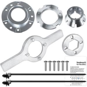 Upgraded W10324651 Hub with TB123A Spanner Wrench Replacement for Whirlpool Washer Drive Hub, W10324651-ba All-metal Drum Mounting Hub Replace W10528947 W10396887, for WTW5000DW3 WTW4855HW1 MVWX655DW1