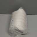 BEDELITE Fleece Throw Blanket for Couch - 300GSM Soft & Warm Fluffy Cream White Blanket, Decorative and Giftable Striped Blankets for Women, Men, 50"x60"