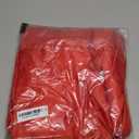 SHINFY Casual Church Dresses for Women Satin Long Sleeve A Line Semi Formal Fit Maxi Long Dresses with Pockets (Red, XL)