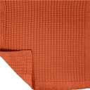 GILDEN TREE Bathroom Mat Absorbent Cotton Quick Dry for Shower, Bath & Bathtub Washable Thin, Modern Style (Clay)