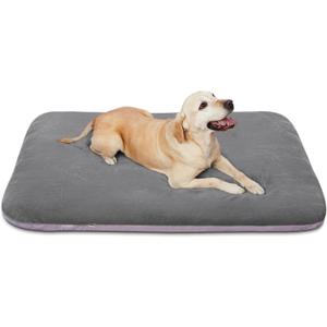 Magic Dog Super Soft Large Dog Bed, 39 Inches Orthopedic Foam Pet Beds with Anti Slip Bottom, Dog Sleeping Mattress with Removable and Washable Cover, Grey (39.0"L x 33.5"W x 4.0"Th)