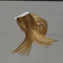 Clip in Short Hair Extensions Real Human Hair,Prokyvity Invisible Human Hair Clip in Extensions Short,8inch/2 pieces Mini Extensions for volume or highlight, Golden Brown Mixed Bleach Blonde, 2 Pieces-8 Inch, Golden Brown Mixed Bleach Blonde