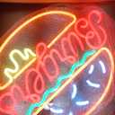 Burger Neon Sign Custom LED Dimmable Hamburger Neon Light Up Sign Home Wall Decor Fast Food Coffee Shop Restaurant Bar Decoration Size:20X15inch