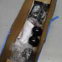 Curtain Rods for Windows 48 to 84 Inch, Black 1 Inch Decorative Window Treatment Rods, Adjustable Heavy Duty Modern Drapery Rod, Easy Install Metal Curtain Pole with Matte Black Round Finials (36''-88'' (1 Pack)