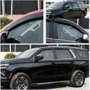 Tape On Outside Mount Window Visors Rain Guards Fit for 2021-2026 Chevy Tahoe GMC/Yukon/Cadillac Escalade,4pcs Smoke Tinted Vent Shade Deflectors