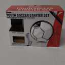 Franklin Sports Soccer Balls - Competition 100 Youth + Adult Soccer Balls - Size 3, Black + White