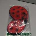 Funcredible Light Up Ladybug Wings & Antenna Headband  Adult Insect Costume Accessories  Halloween Cosplay Party Set Red