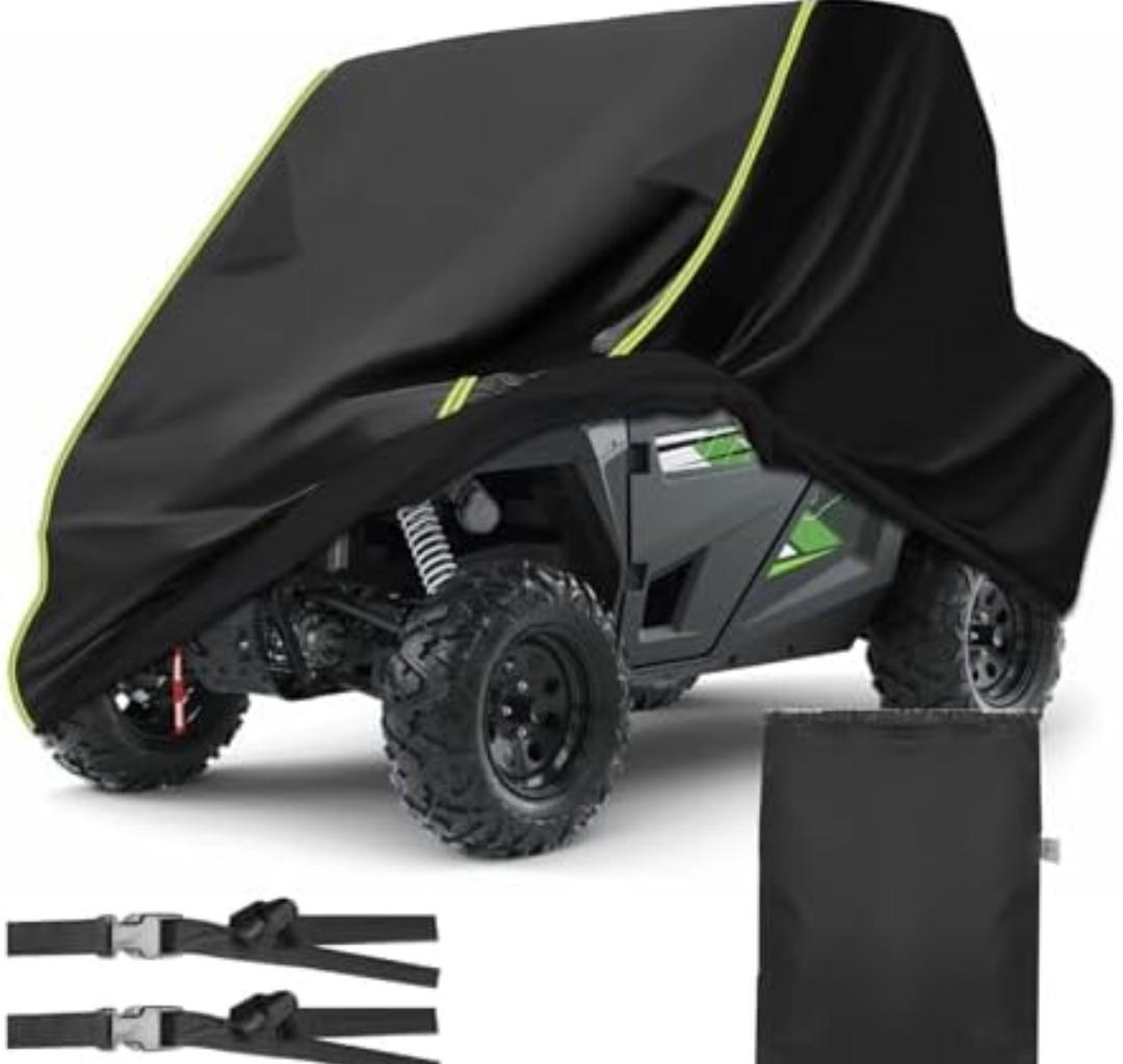 RZR UTV Covers 4-6 Seaters Waterproof Outdoor,Heavy Duty Fadeless Oxford Cloth,Windproof All Weather Side by Side Covers Accessories for Polaris RZR Can-Am Yamaha Honda,157Lx59Wx71H Inches
