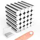 3D Print Magnets, Caturledas 400 Pack 8x2mm Small Round Magnetic Rare Earth Neodymium Magnet, Silver
