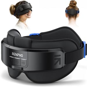 RENPHO FSA/HSA Eligible Head & Eye Massager, Eyeris Masc Heated Eye & Head Mask for Migraines, Mother's Day Gifts for Mom, Headache Massager for Forehead, Occiput and Temple, Birthday Gifts