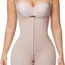 SHAPSHE Fajas Colombianas Moldeadoras De Cintura Y Abdomen Body Shaper Postpartum Compression Shapewear Tummy Control (Large)
