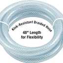 Danco 10341 Fits Most Kitchen Side Spray Hose, Clear.