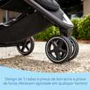 Graco Outpace LX All-Terrain 3-Wheel Baby Stroller, Cohen Compatible for Travel System, Easy One-Hand Fold, in-Seat Suspension for Comfortable Ride, Never-Flat Rubber Tires