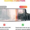 Passenger Side Lower Mirror Glass Replacement for 2019 2020 2021 2022 2023 2024 2025 Chevy Silverado GMC Sierra 1500 2500 HD 3500 HD, Right Mirror with Heated Back Plate Convex Glass