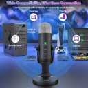 ZealSound Wireless Microphone for PC, Noise Cancellation Podcast Mic with Gain, Mute, Monitor & Echo Control, Cordless Mic for YouTube, ASMR, Podcasting, Streaming, iPhone, iPad, Android, Mac, K66DG