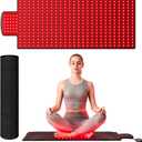 Red Light Therapy Mat for Body, 40" x 16.5" Full Body Blanket with 660nm & 850nm Dual Wavelength, Red Light Therapy Pad for Back Waist Shoulder Knee Joint, Gifts for Women Men