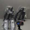 WFLNHB Left and Right Fog Lights Replacement for Nissan Sentra 2020 2021 2022 Fog Light Clear with Bezel Kit 261508996C 261558996C