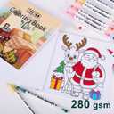 24 Colors Alcohol Markers & 2 Pack Coloring Book Set for Adults to Relax and Relieve Anxiety, included 24 * 2 Themes Designs