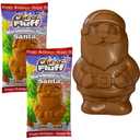 Fruidles Christmas Santa Holiday Treats, Marshmallow Filled Santa, Party Bag Fillers, individually Boxed, Kosher Certified Dairy, 3.5 Oz Chocolate Bar (2-Pack) (EXP 06/08/27)