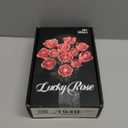 Pink Rose Bouquet Building Set for Girls & Boys - 12 Pack Botanical Collection Gift for Easter Basket Artificial Flowers Botanical Collection Centerpiece Retro Decor