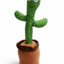 Dancing Talking Cactus Toy for Kids | Musical Singing & Mimicking Plush Toy | Repeat Voice Recording Toy | Interactive Funny Cactus Doll for Boys & Girls