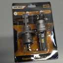 // Bulbs, 1:1 Size Non-Polarity Plug and Play, 6500K Cool White No Adapter Needed Off Road Fog Lights, Pack of 2