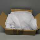 HolidayIdeas White Outdoor Sheer Curtains for Patio Waterproof, 4 Panels - 54 x 95 Inch - Light Filtering Voile Outside Curtains Grommet Drapes for Front Porch, Gazebo, Pergola, Backyard