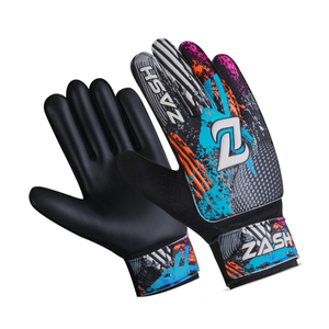 ZASH Soccer Goalie Gloves for Kids Boys Children, Youth & Adult Football Goalkeeper Gloves with Double Wrist Protection and 4-mm Latex Anti-Slip Strong Grip Palm, size 7