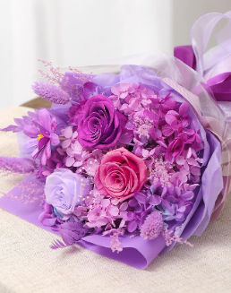 Flowers Gifts for Mom,Flowers Roses Bouquet Gifts for Women,Wife,Grandma and Best Friend/Flower for Delivery Prime/Purple Rose