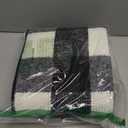 FONEYI Buffalo Plaid Rug 20 x 59 Inches, Non Slip Black and White Check Rugs Indoor or Outdoor Rugs for Layered Door Mats, Washable Fall Front Door Mat for Front Porch, Kitchen, Farmhouse, Entryway