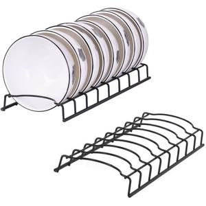 Small Bowl Drainer,Stainless Steel Bowl Drying Rack for Kitchen Counter Organizer Storage, Storage Shelf, Chrome (2 Bowl Racks (Black))