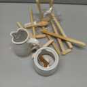 MUD PIE STONEWARE CREAM AND SUGAR