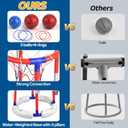 Pool Basketball Hoop Pool Toys for Kids Ages 8-12 4-8 Portable Small Mini Inflatable Pool Basketball Hoop Poolside Water Swimming Pool Games for Adults 3-5 Teens Boys Outdoor Fun Party Bath