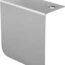 Permit Sticker Holder for IFTA for DMV Class Chrome L Bracket Replace 60788 for Truck Car Parking Passes Permits Small Stickers Vehicle Emblems Mounting