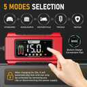 PZP 15-Amp 12V/24V Smart Battery Charger, Maintainer & Trickle Charger for LiFePO4, Lead Acid Batteries - Fully Automatic 9-Stage Charging w/Temp Compensation for Motorcycle Car Truck Lawnmower Boat